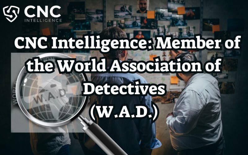 Cyber Intelligence is a Member of the World Association of Detectives (W.A.D.)